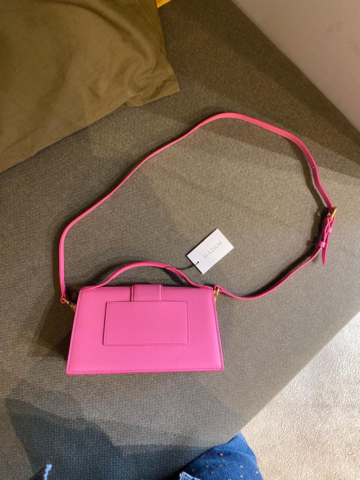 Jacquemus Pink Leather Le Grand Bambino Bag
