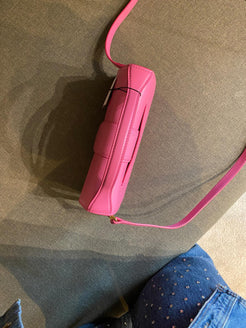 Jacquemus Pink Leather Le Grand Bambino Bag