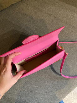 Jacquemus Pink Leather Le Grand Bambino Bag