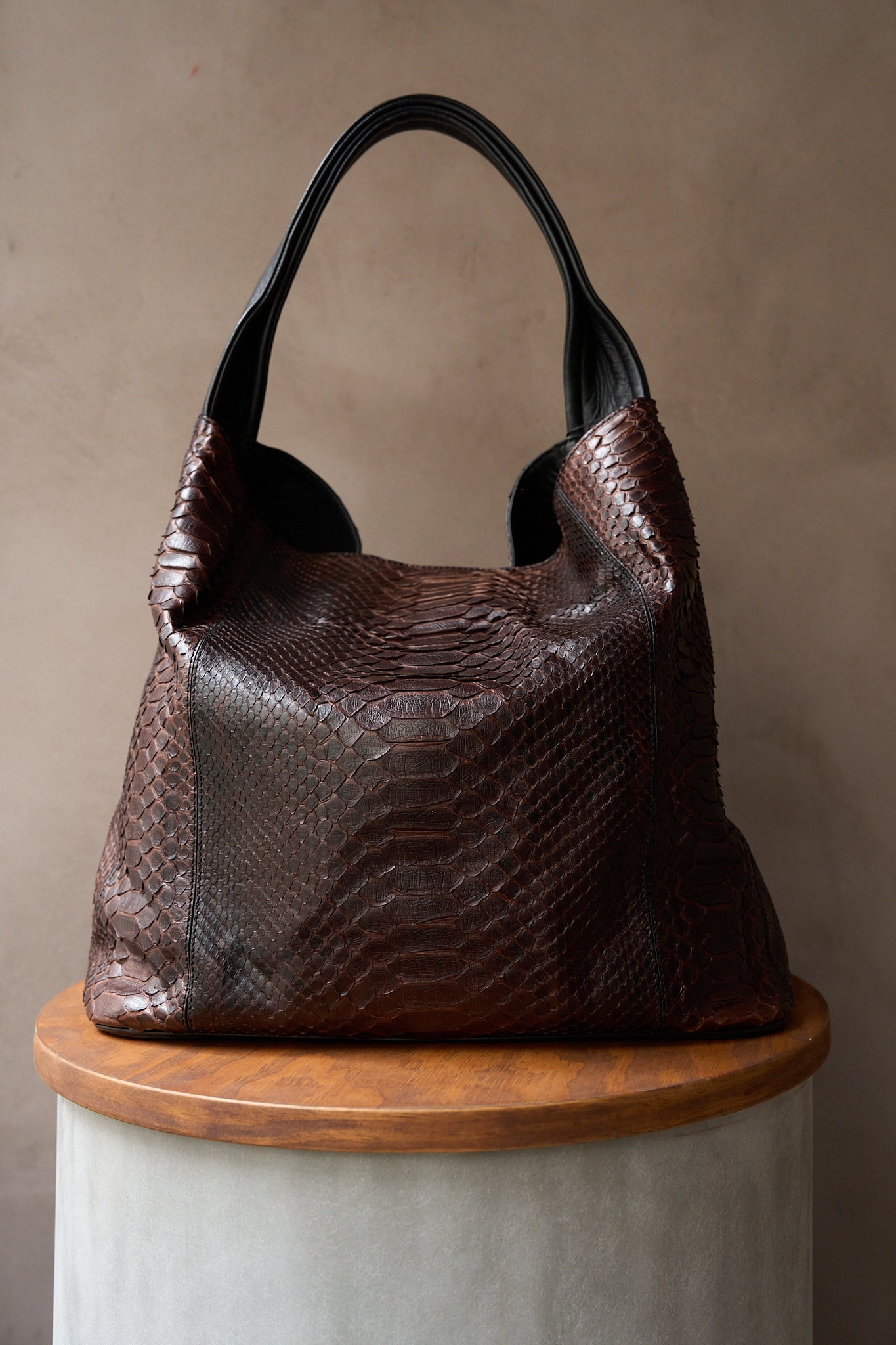 Jil Sander Python Hobo Bag