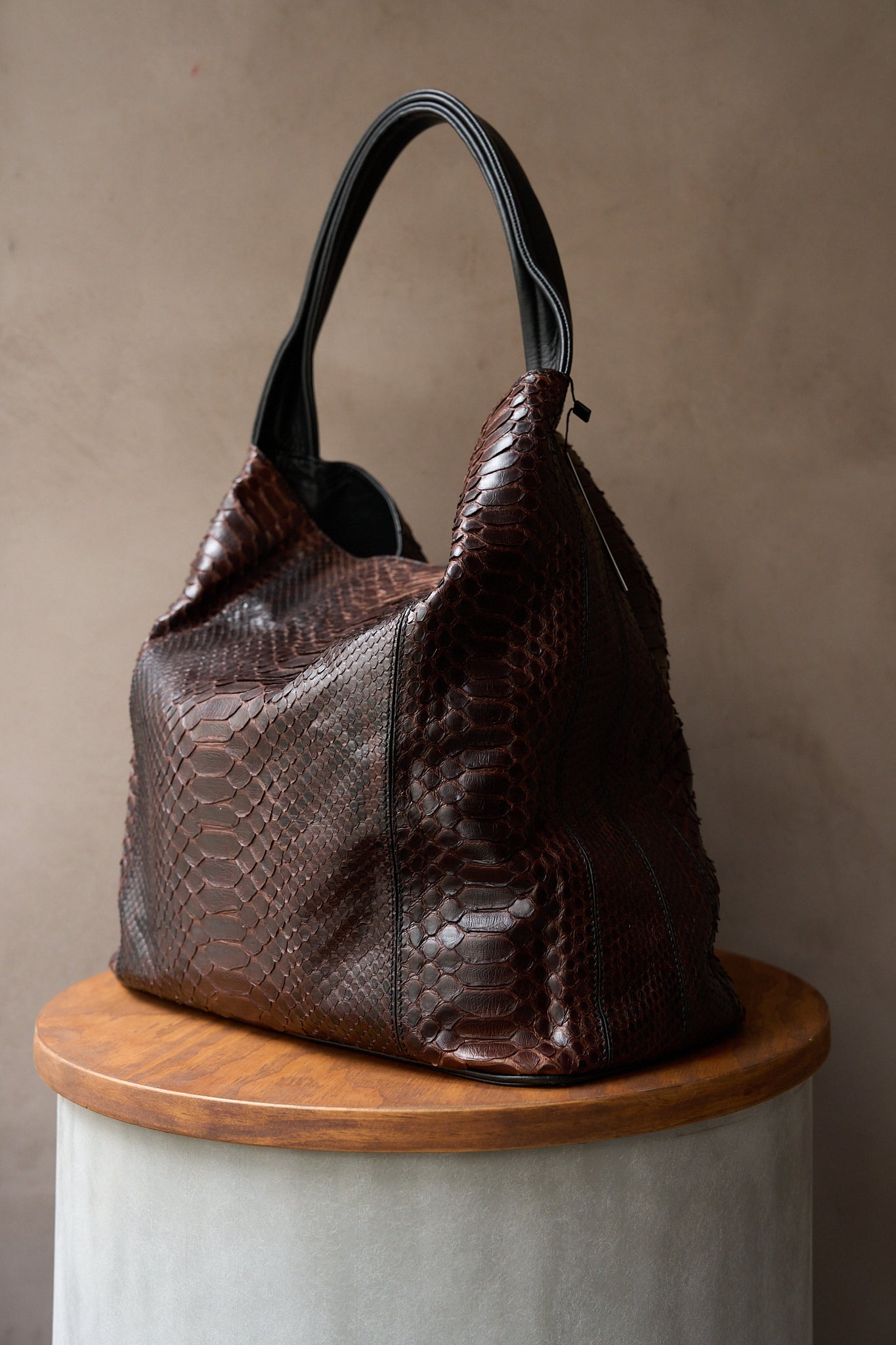 Jil Sander Python Hobo Bag