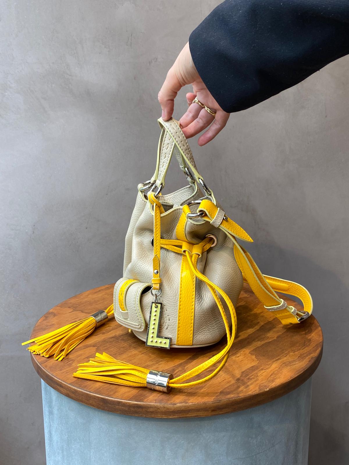 Lancel Small Premier Flirt Leather Bucket Bag