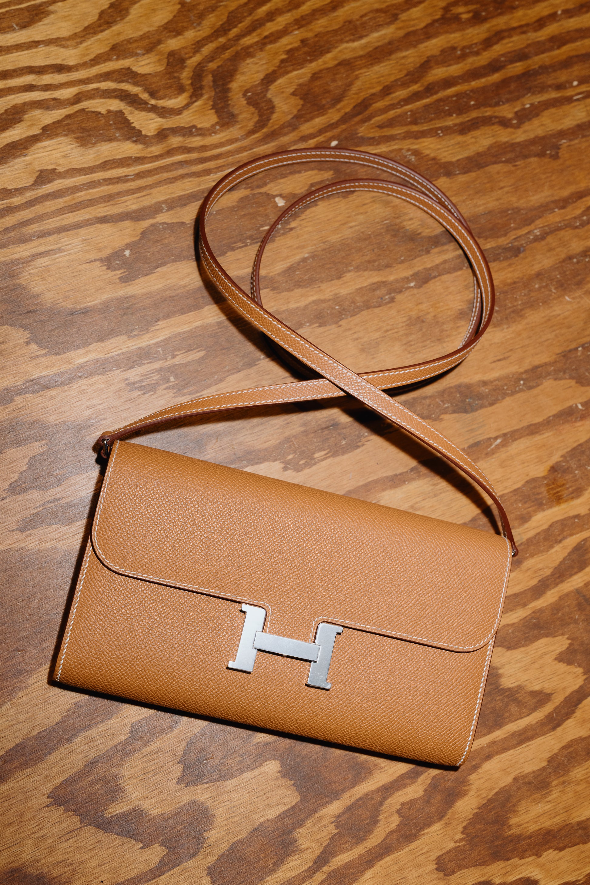 Hermès Constance To Go Bag Gold Epsom PHW