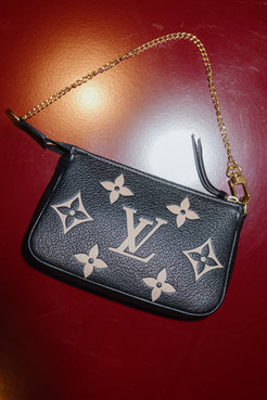Louis Vuitton Bi-Color Monogram Empreinte Pochette Mini Accessoires