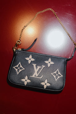 Louis Vuitton Bi-Color Monogram Empreinte Pochette Mini Accessoires