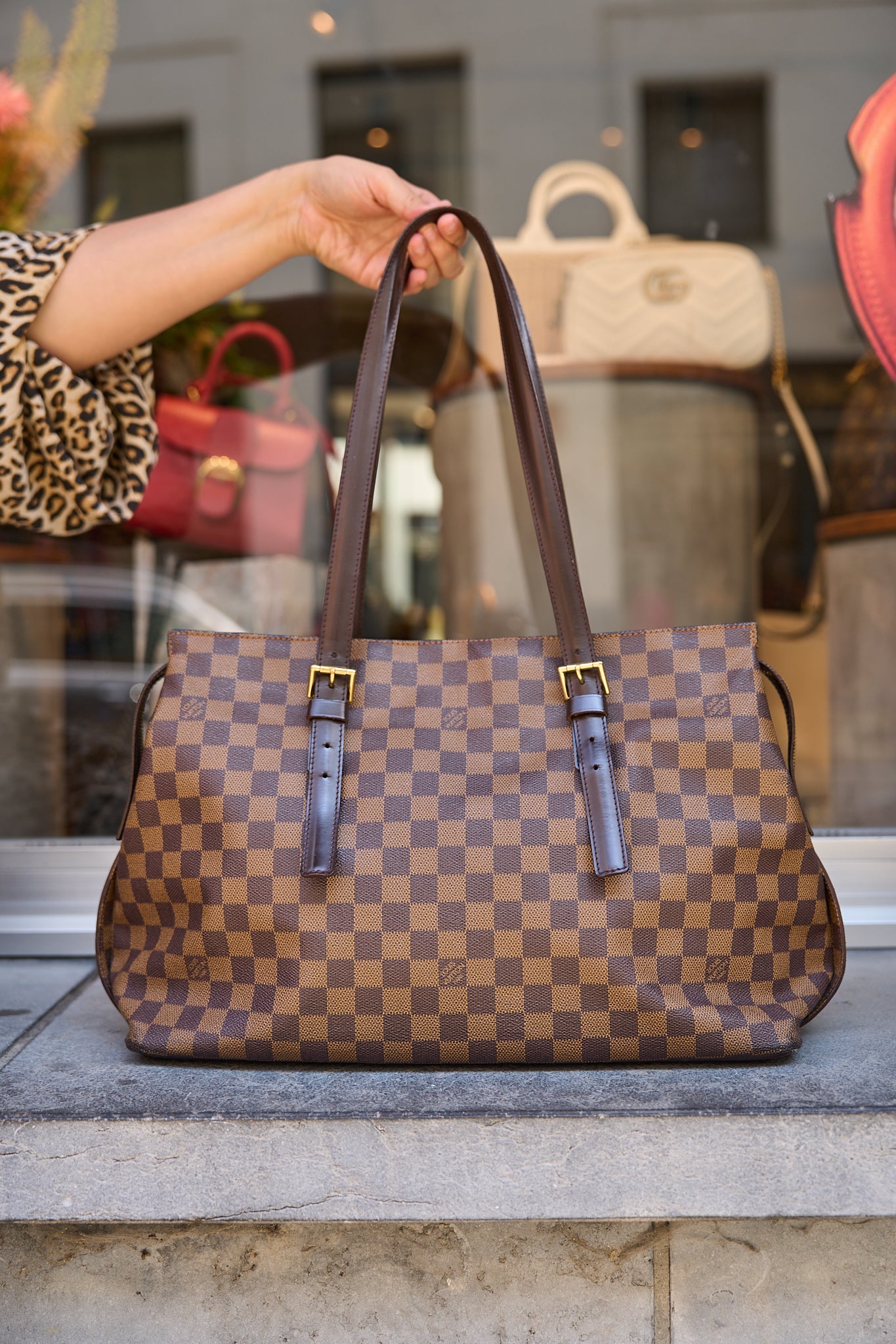 Louis Vuitton Damier Chelsea Shoulder Bag