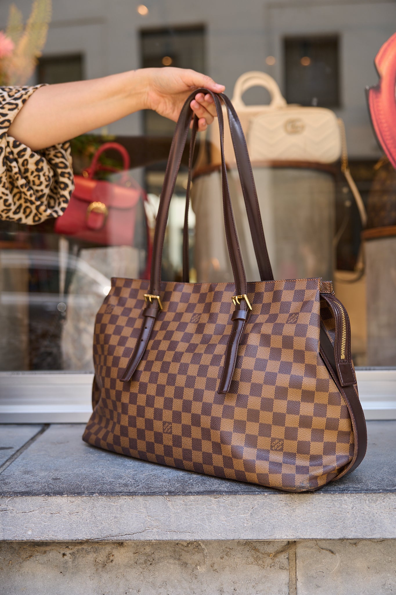Louis Vuitton Damier Chelsea Shoulder Bag