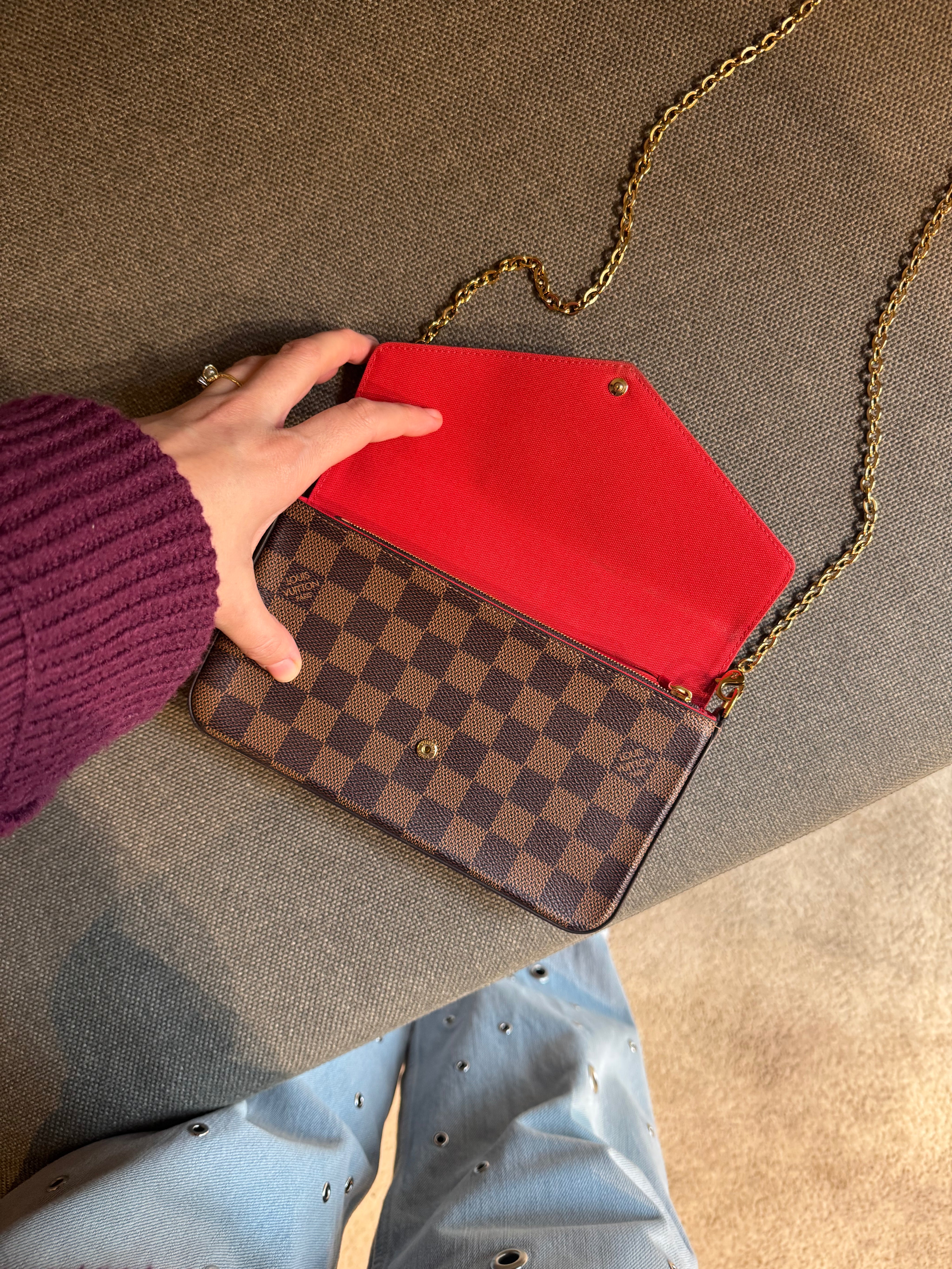 Louis Vuitton Damier Félicie Pochette