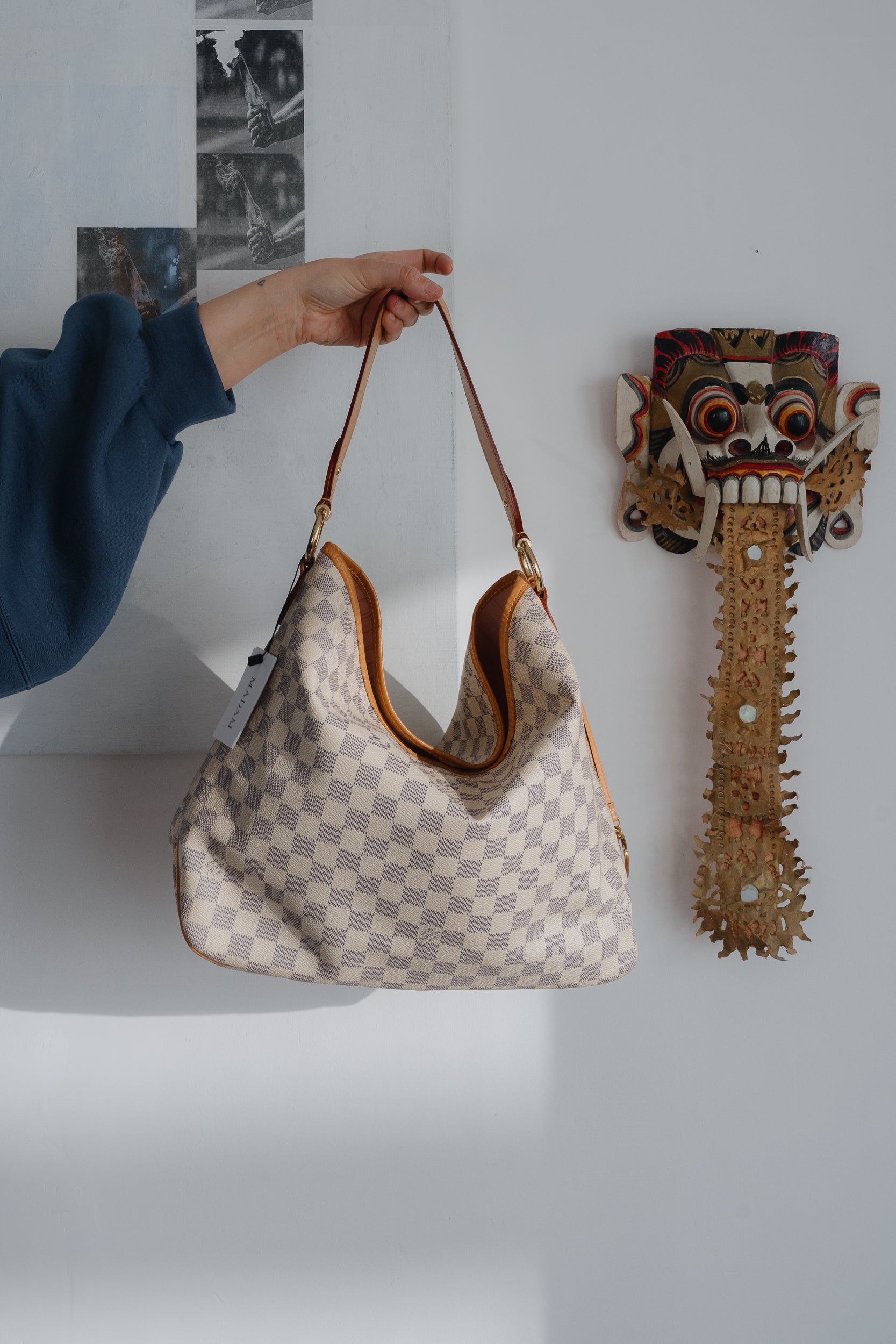 Louis Vuitton Delight MM Bag – Damier Azur