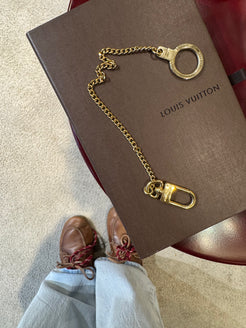 Louis Vuitton Gold Chain Extender / Charm