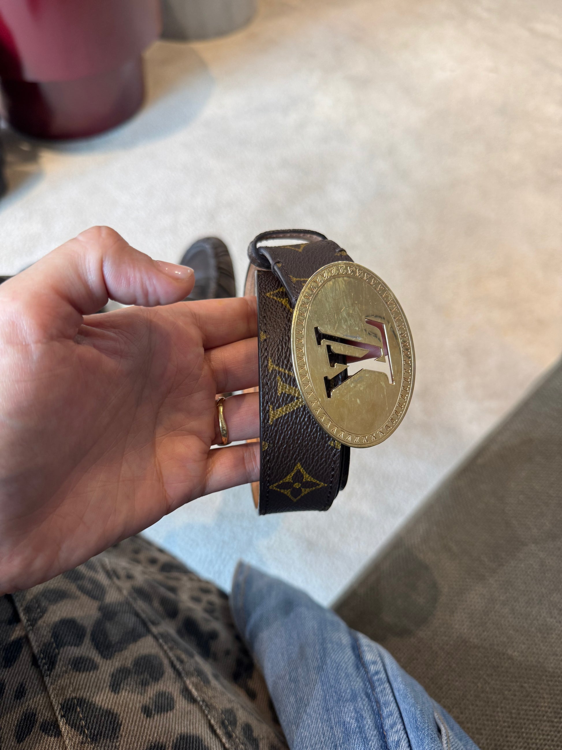 Louis Vuitton Monogram Belt
