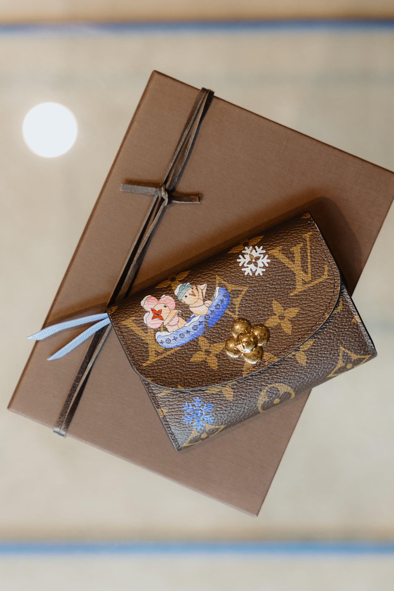 Louis Vuitton Rosalie 'Snow Snow' Wallet