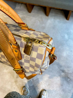 Louis Vuitton Speedy 25 Damier Azur Bag