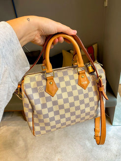 Louis Vuitton Speedy 25 Damier Azur Bag