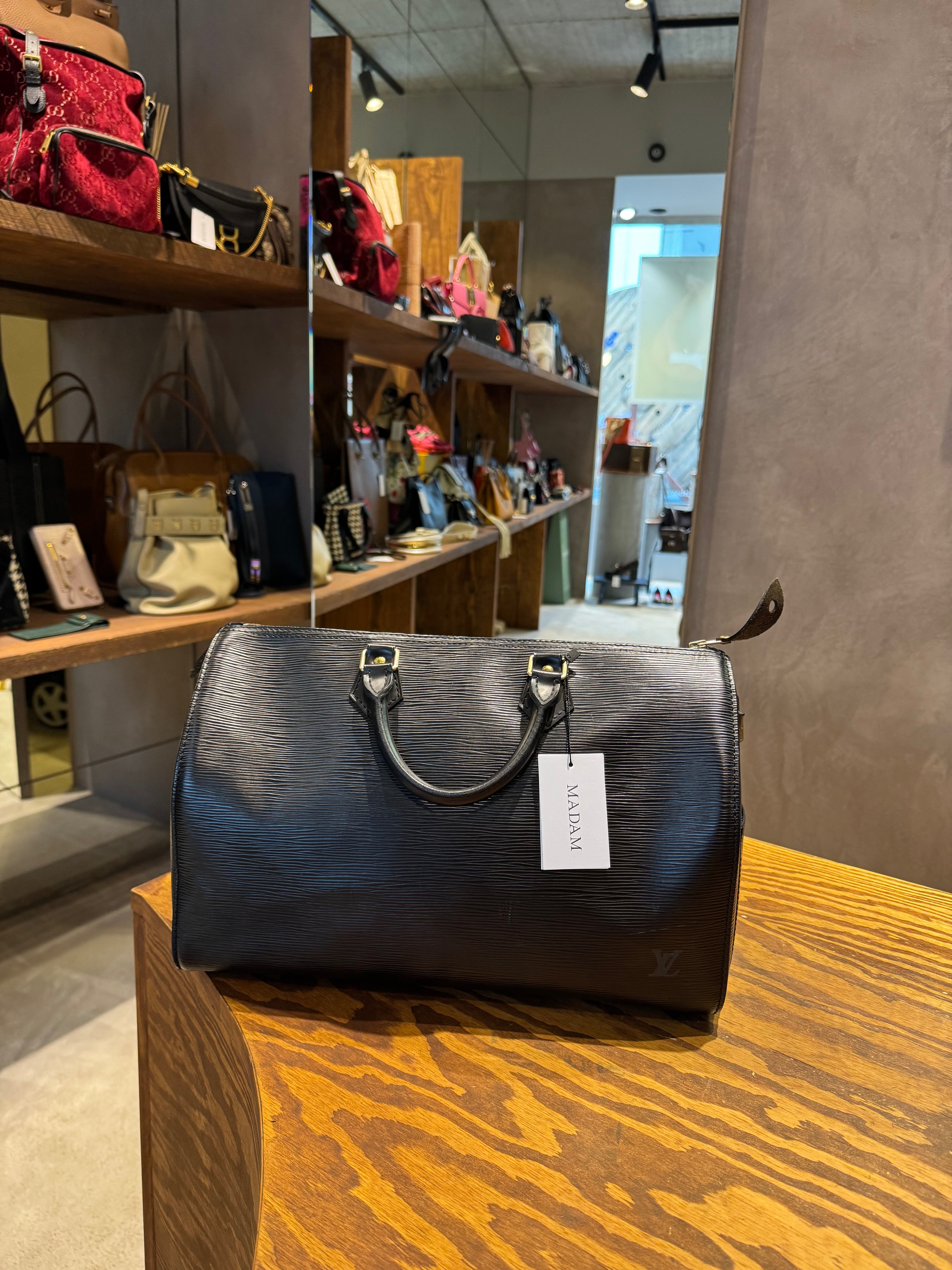 Louis Vuitton Speedy Epi Leather 35 Bag