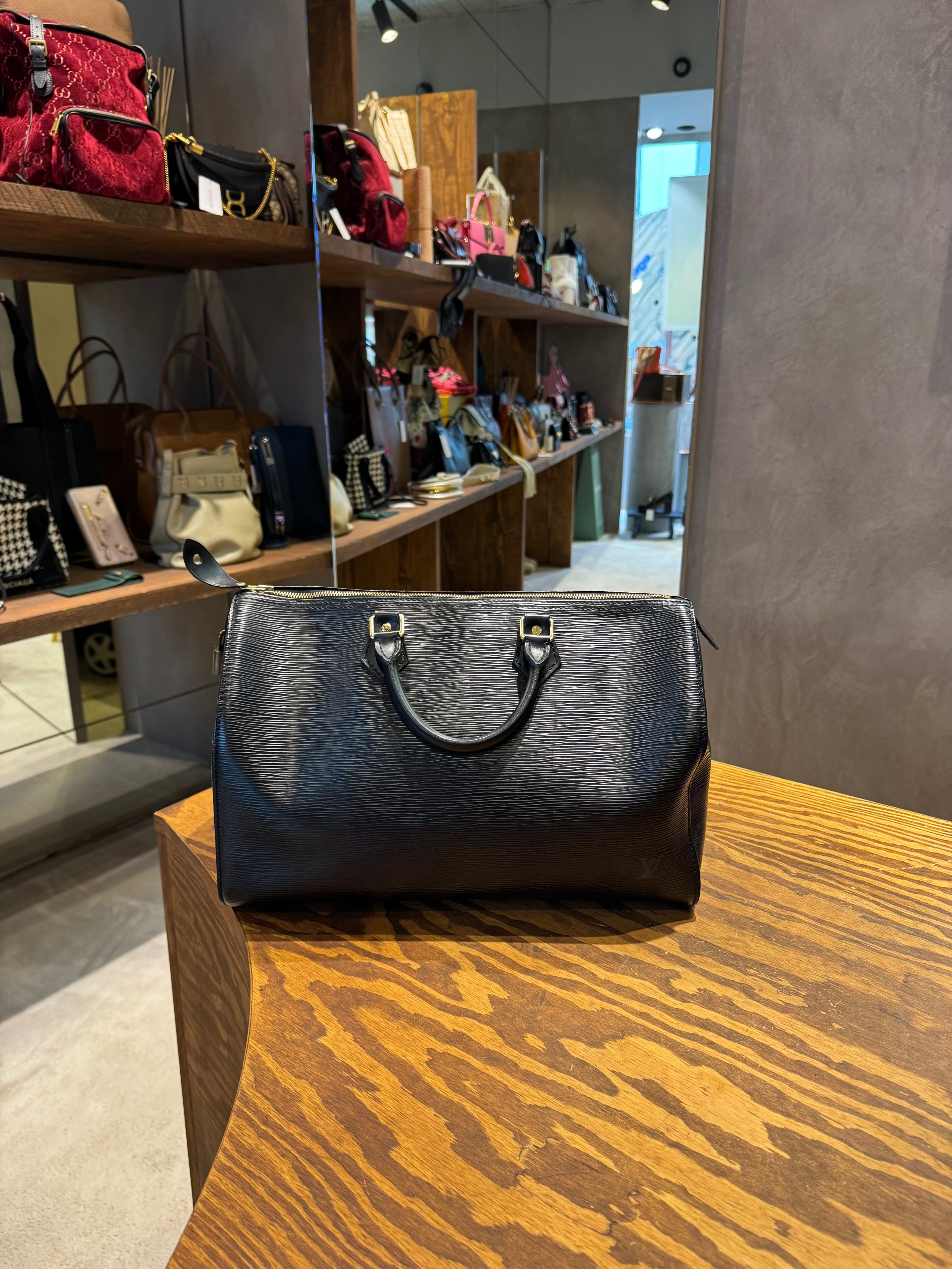 Louis Vuitton Speedy Epi Leather 35 Bag