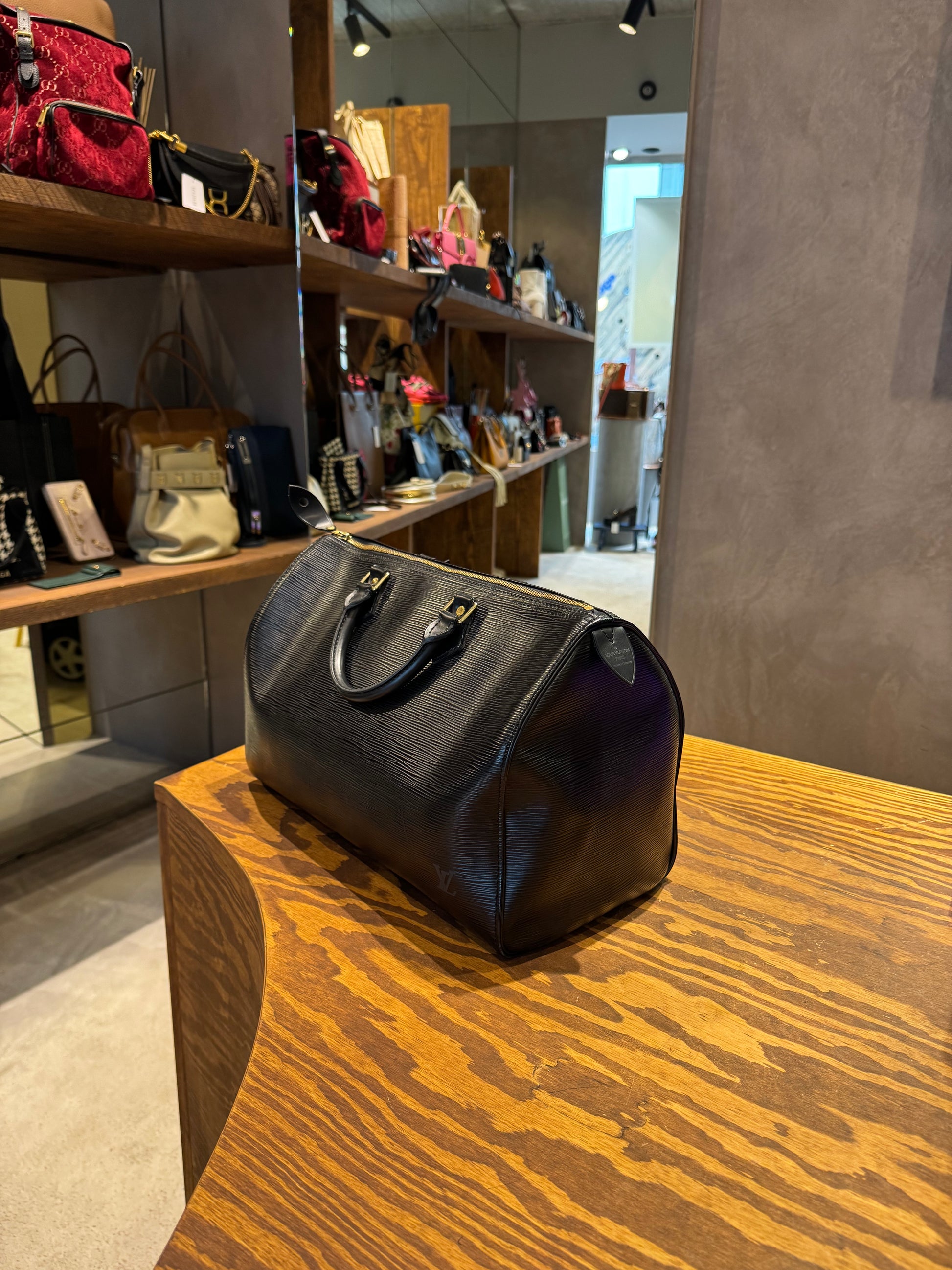 Louis Vuitton Speedy Epi Leather 35 Bag