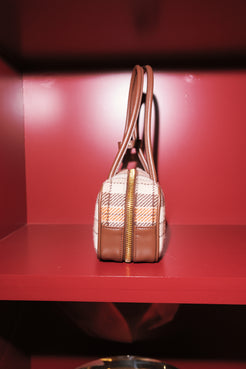 Miu Miu Bauletto Tartan Bag