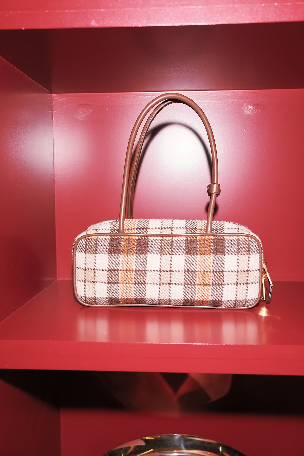 Miu Miu Bauletto Tartan Bag
