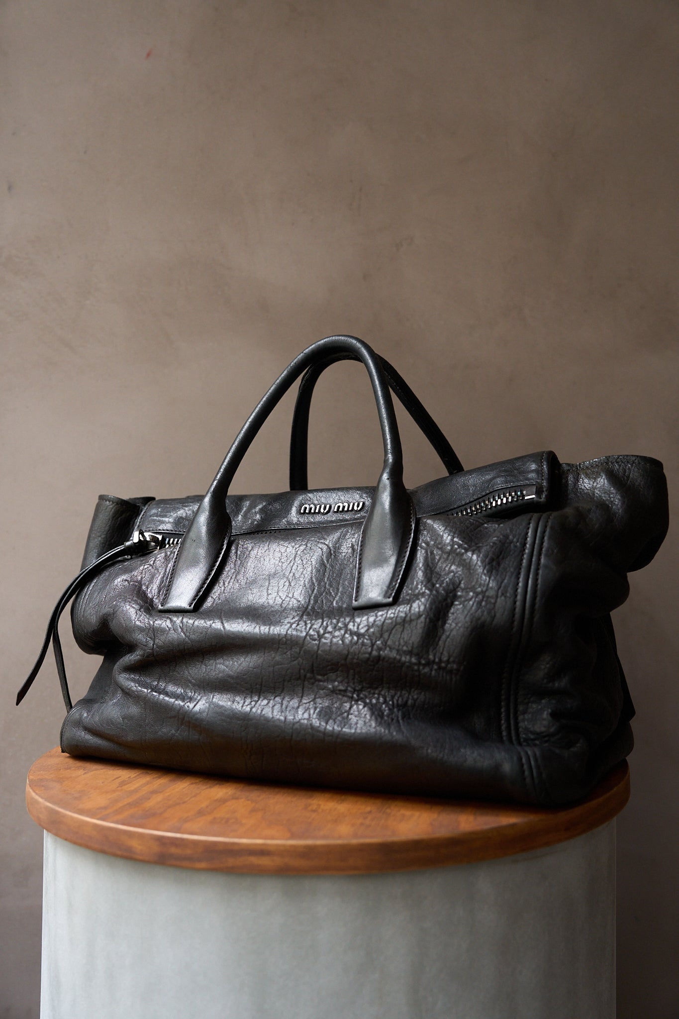 Miu Miu Black Top Handle Bag