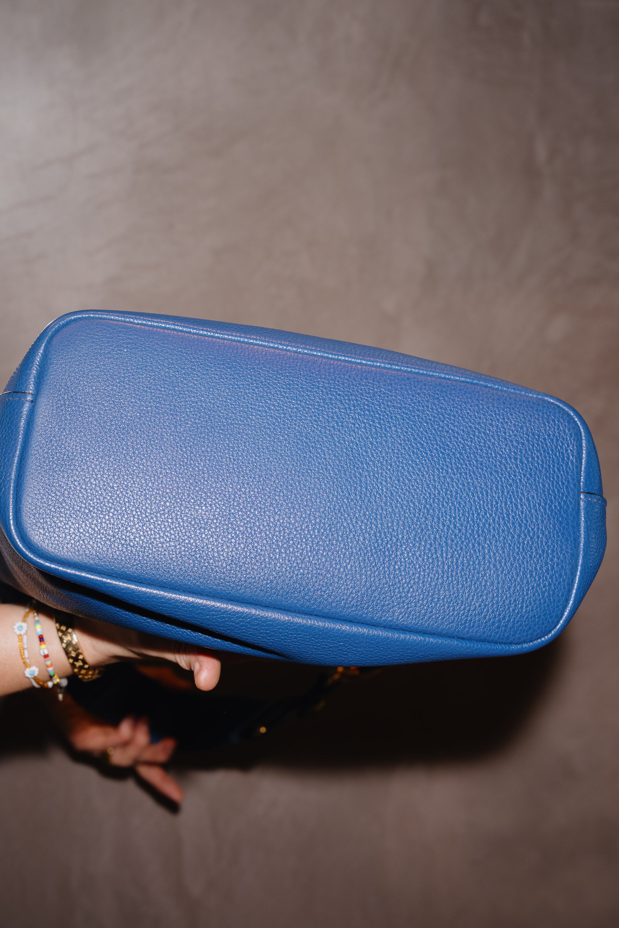 Prada Blue Leather Crossbody Bag