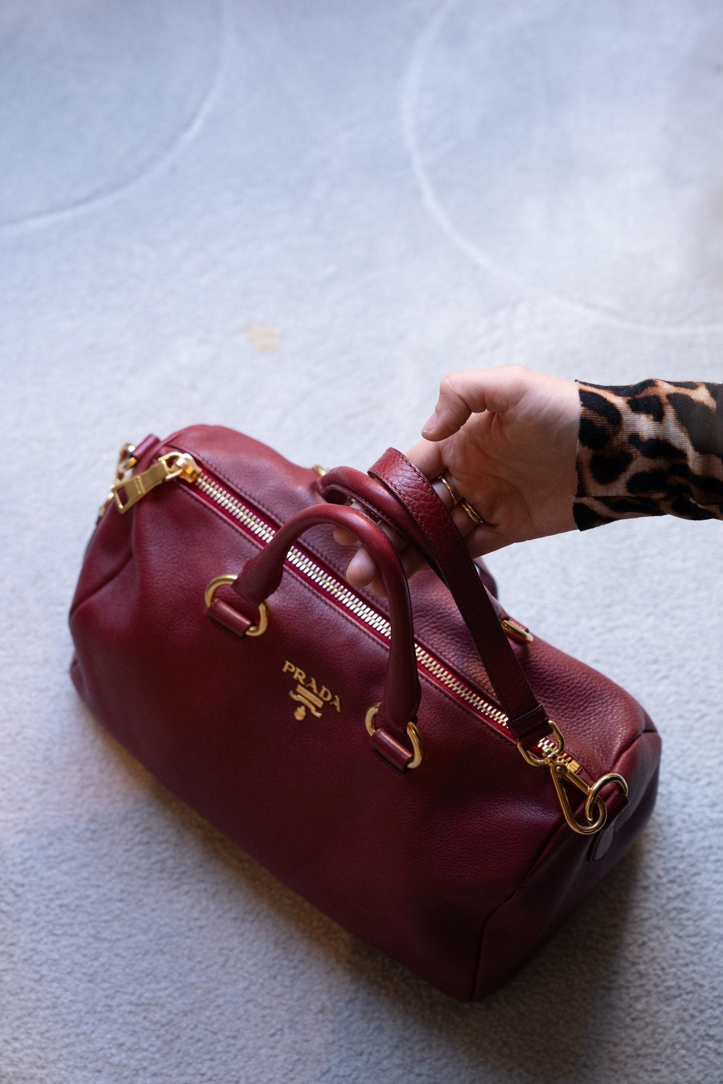 バッグ 05AW PRADA leather boston bag archive 05AW PRADA leather boston bag archive