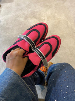 Prada Cloudbust Thunder Sneakers in Neon Pink