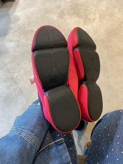 Prada Cloudbust Thunder Sneakers in Neon Pink