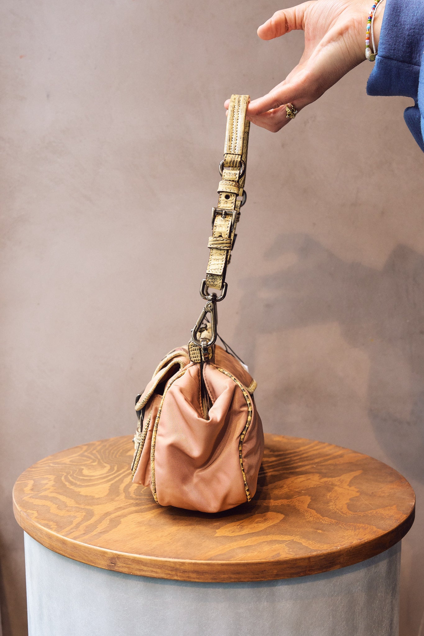 Prada Nylon & Python Bag
