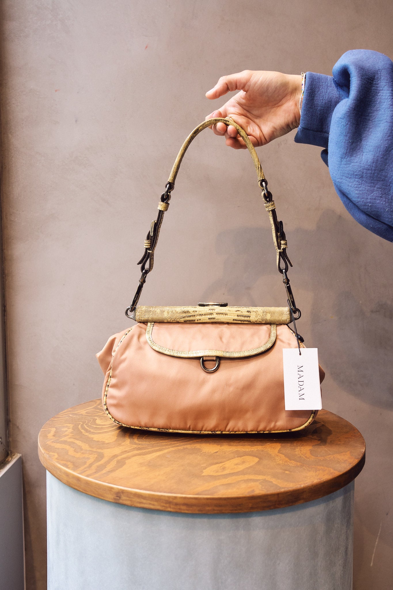 Prada Nylon & Python Bag