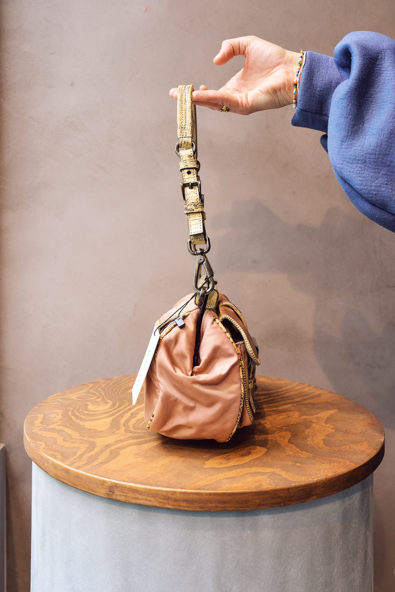 Prada Nylon & Python Bag