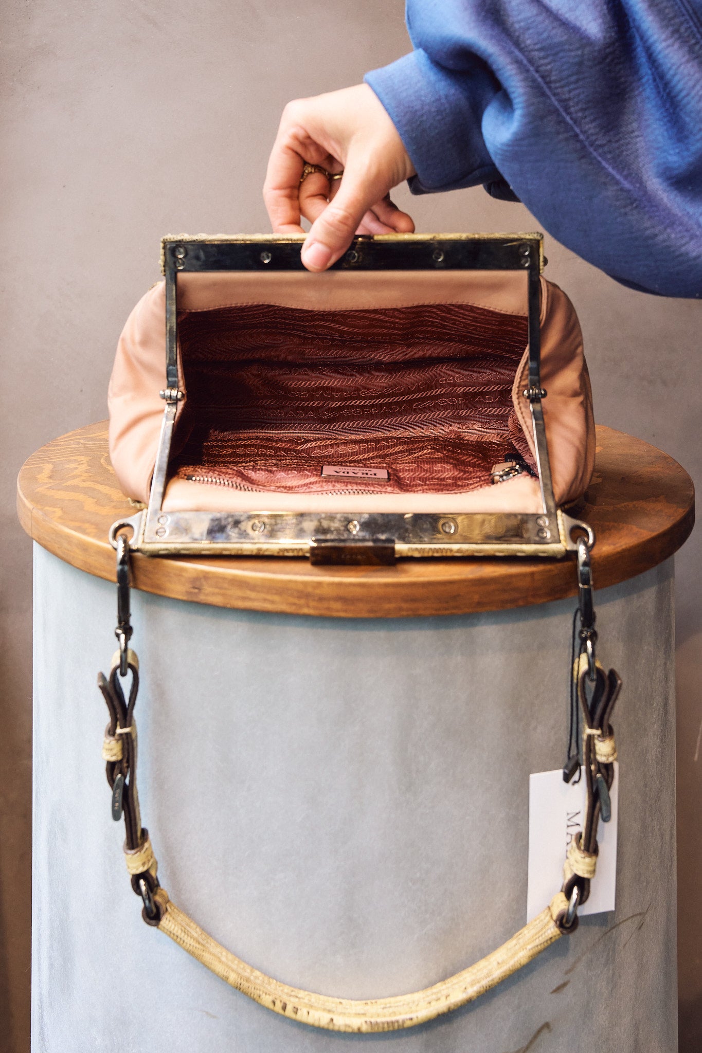Prada Nylon & Python Bag