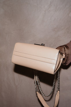 Prada Studded Beige Chain Bag