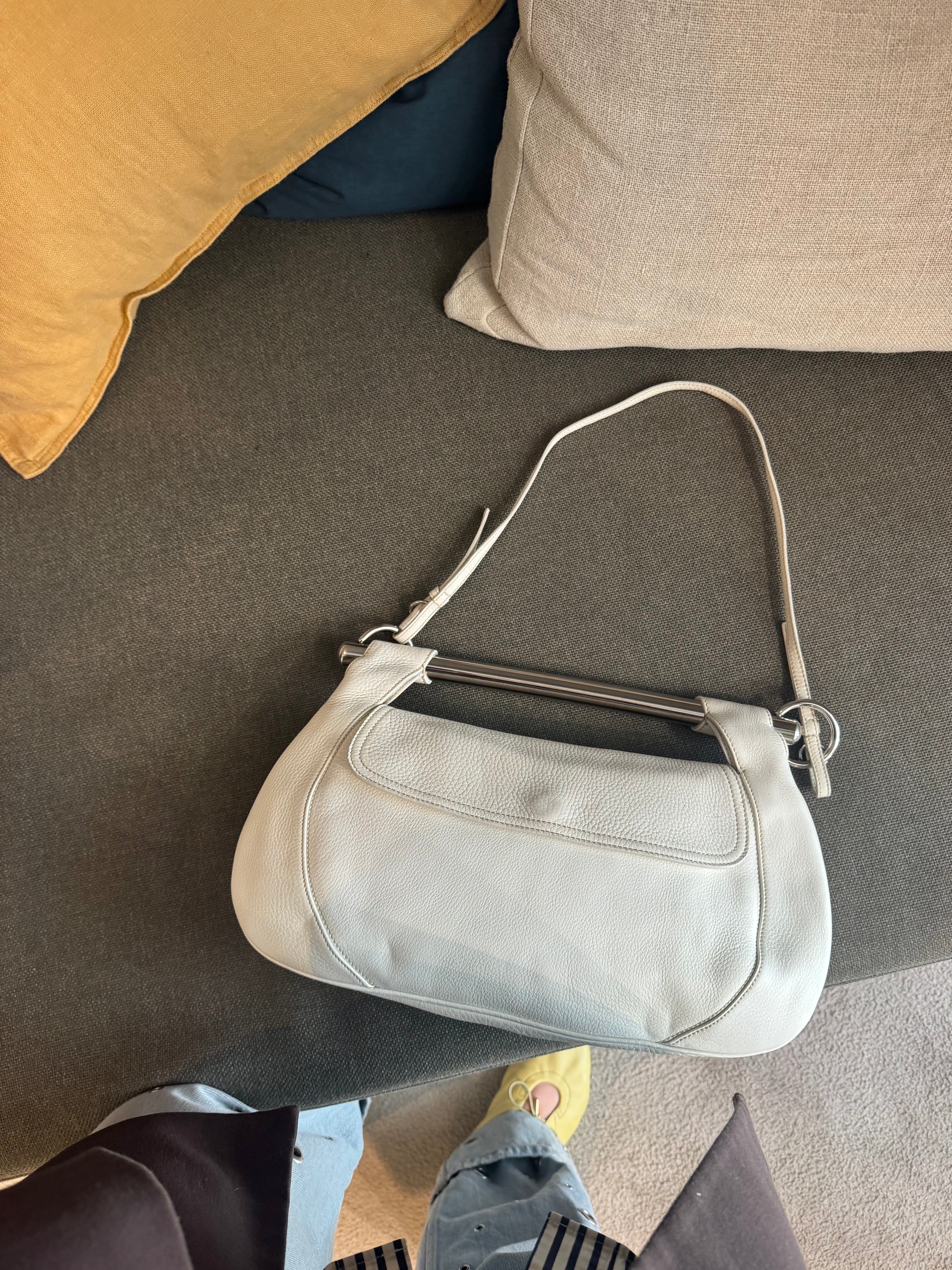 Prada Vitello Daino Ball Clutch