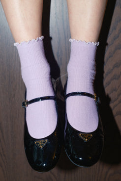 Prada patent leather ballerinas