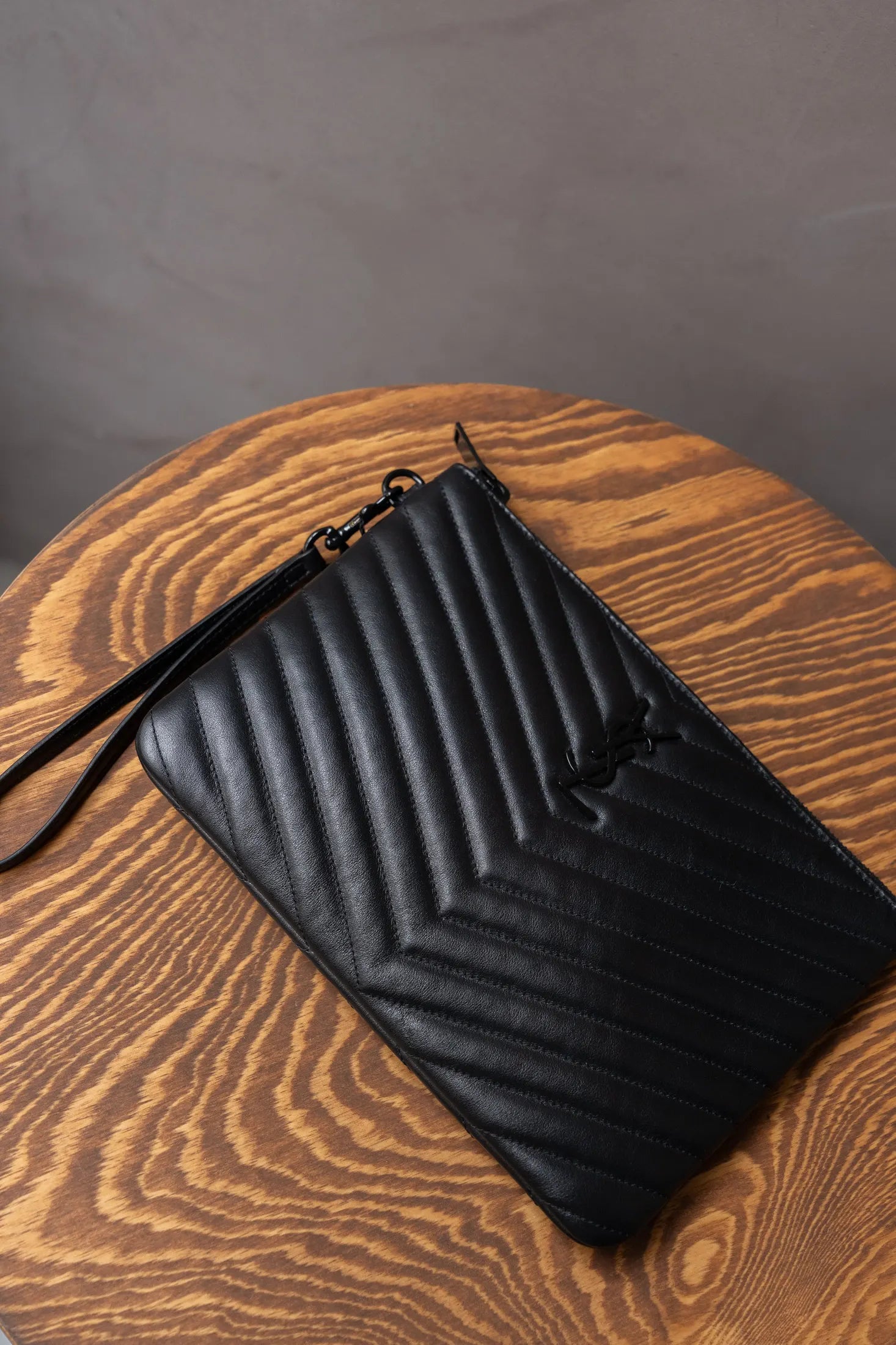 Saint Laurent Black Pochette