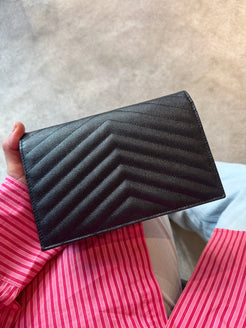 Saint Laurent Cassandre Envelope Chain Wallet