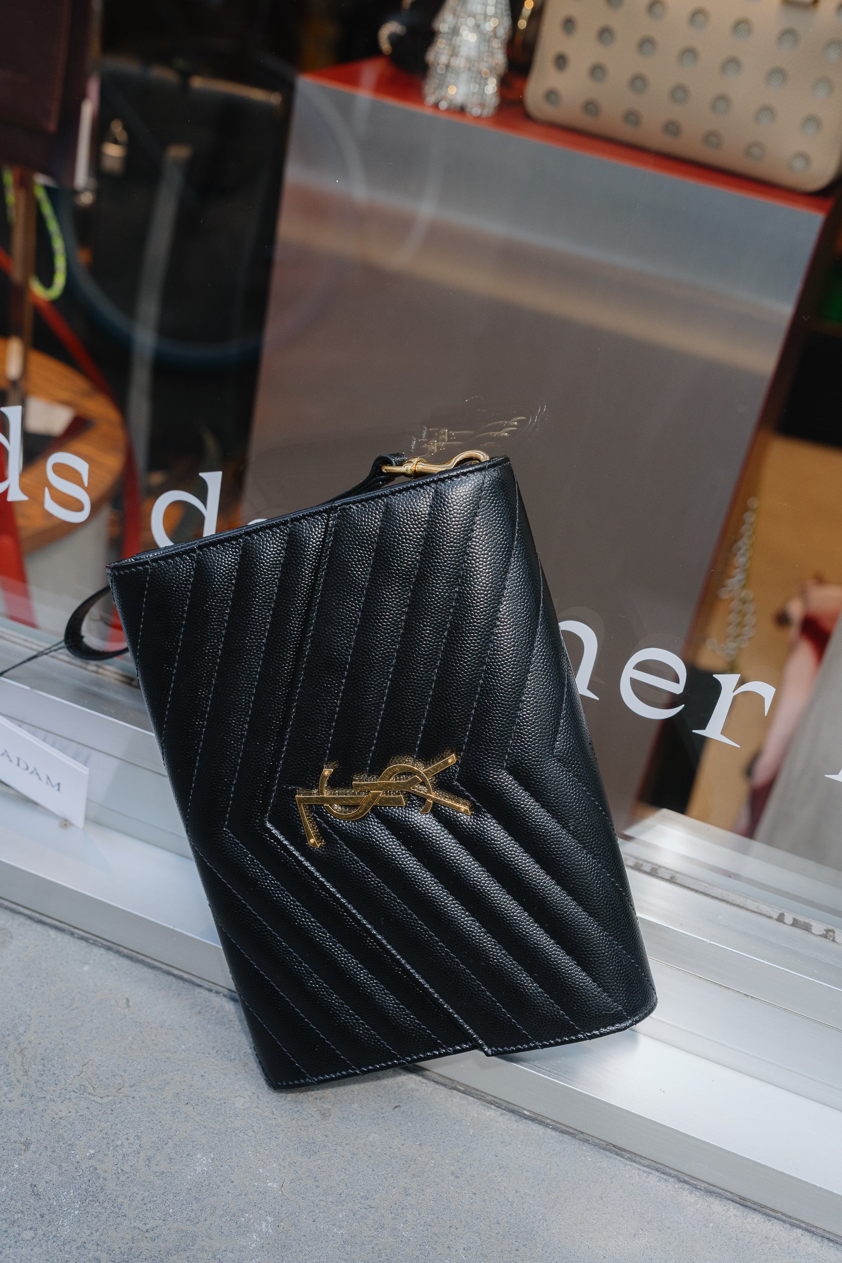 Saint Laurent Cassandre Matelassé Clutch