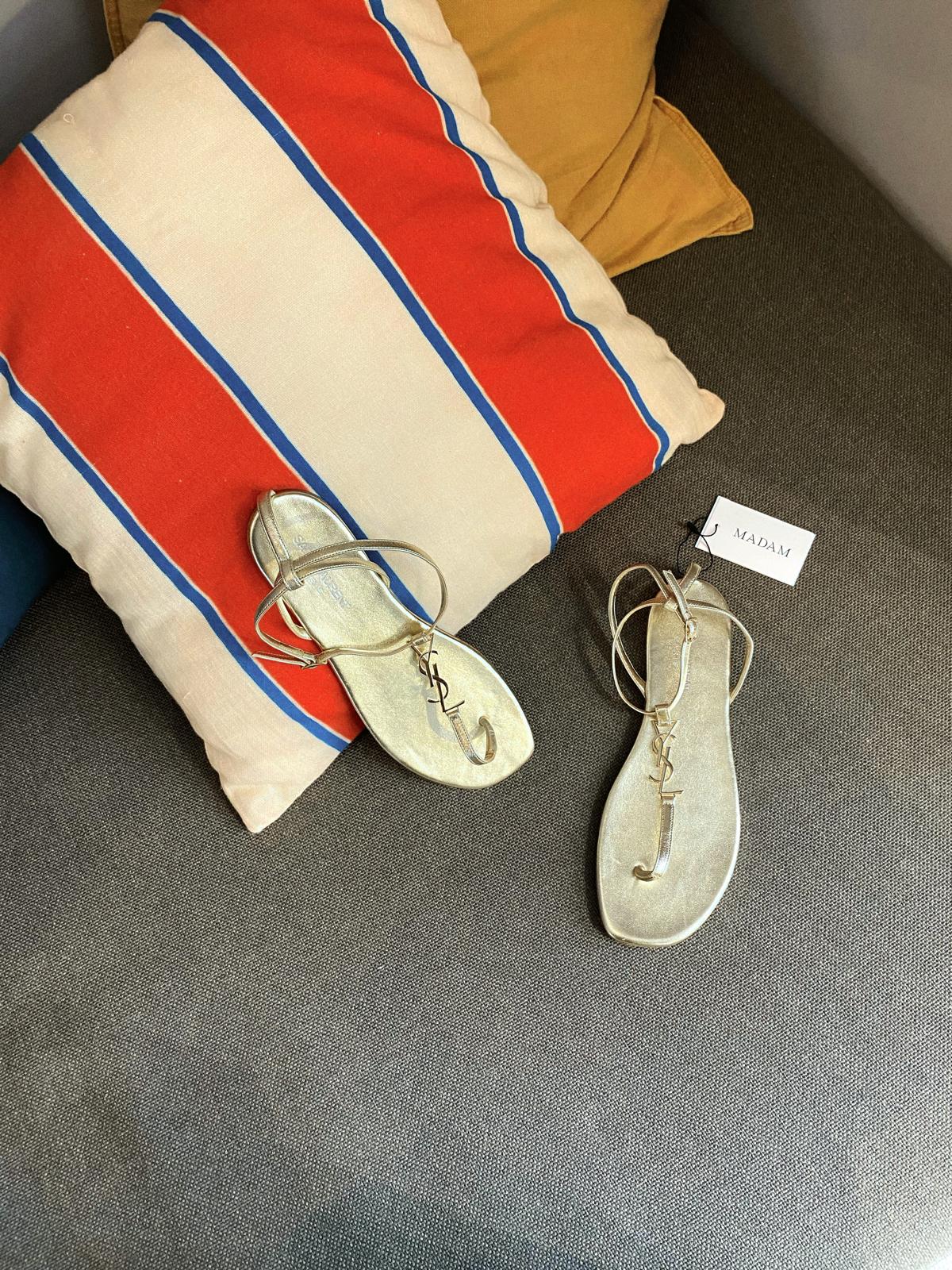 Saint Laurent Cassandre Sandals