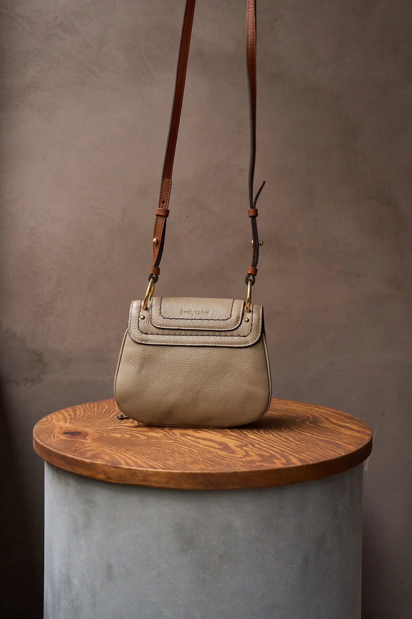 See By Chloé Taupe Crossover Bag