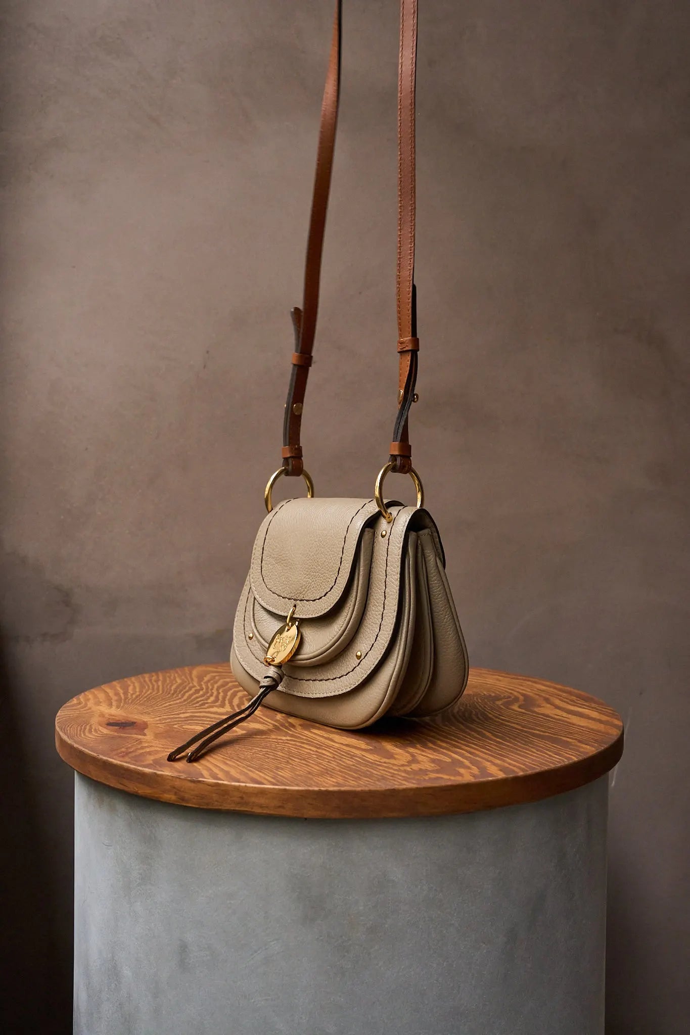 See By Chloé Taupe Crossover Bag