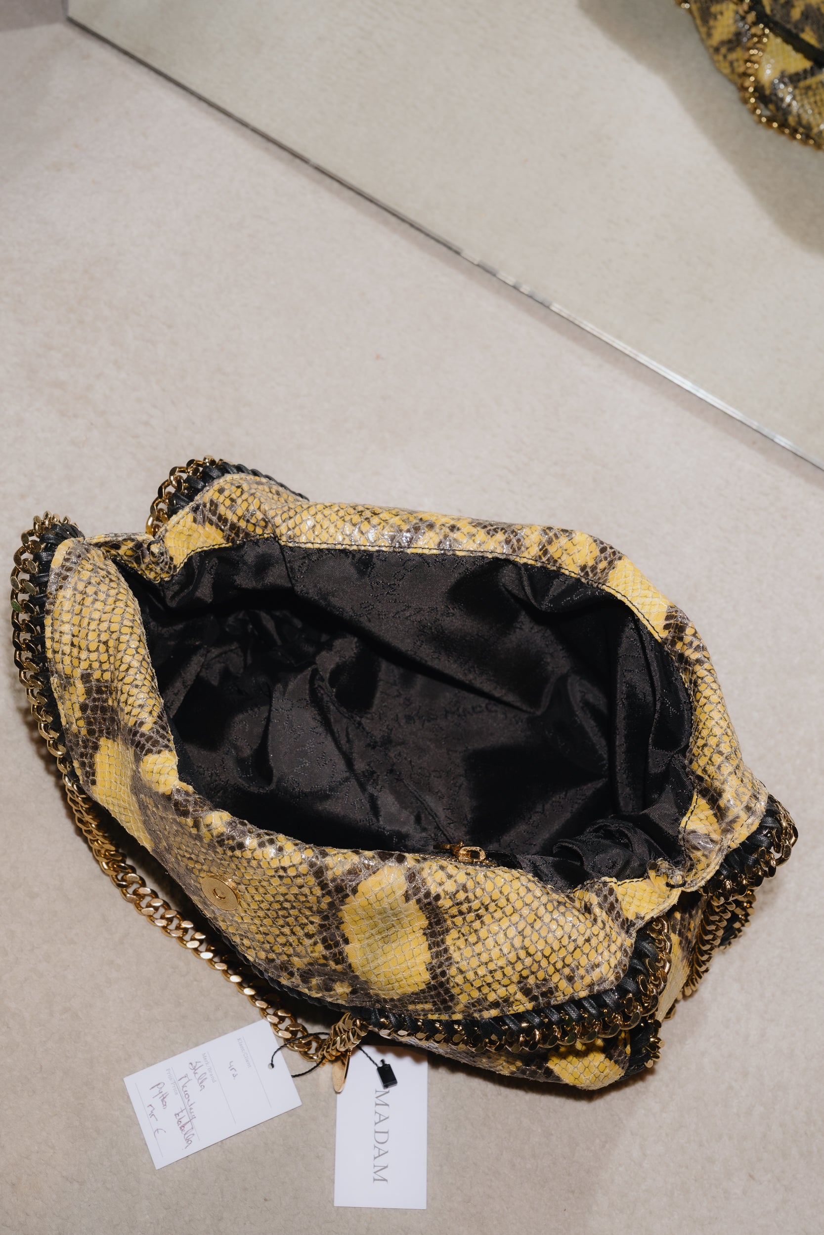 Stella McCartney Falabella Python Print Bag