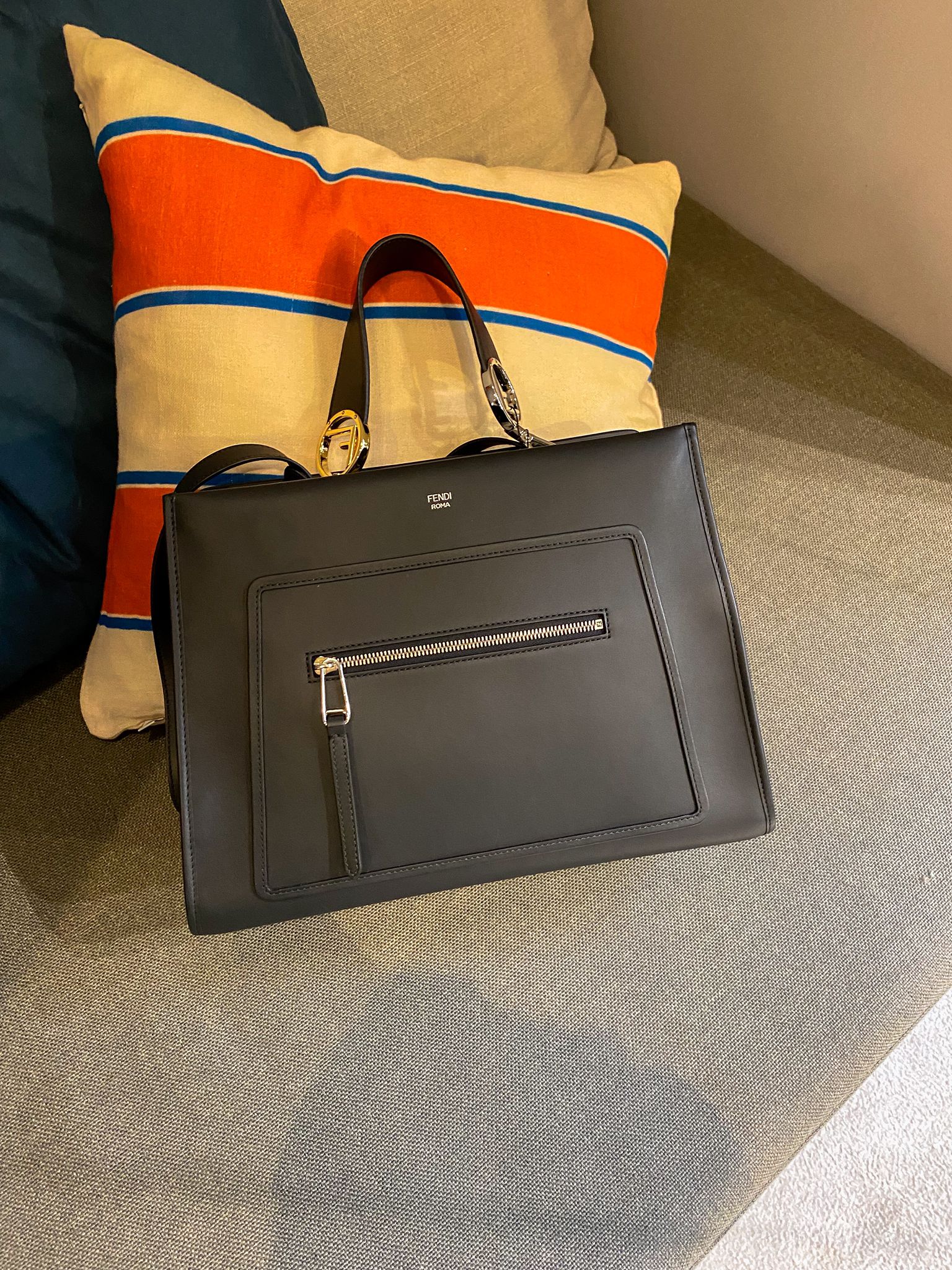 The Fendi Black Runaway Large Bag