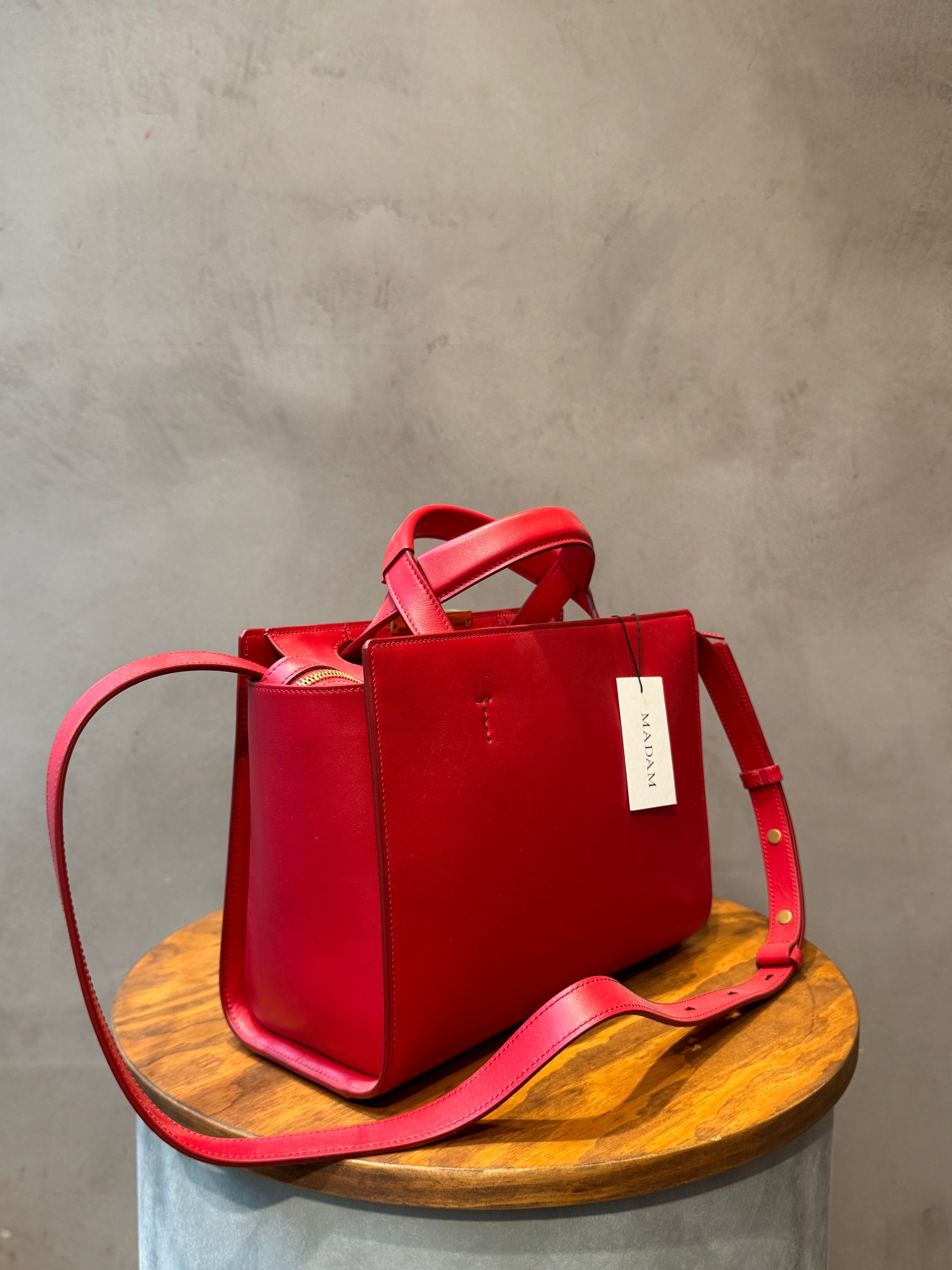 Tod’s Lipstick Red Bag