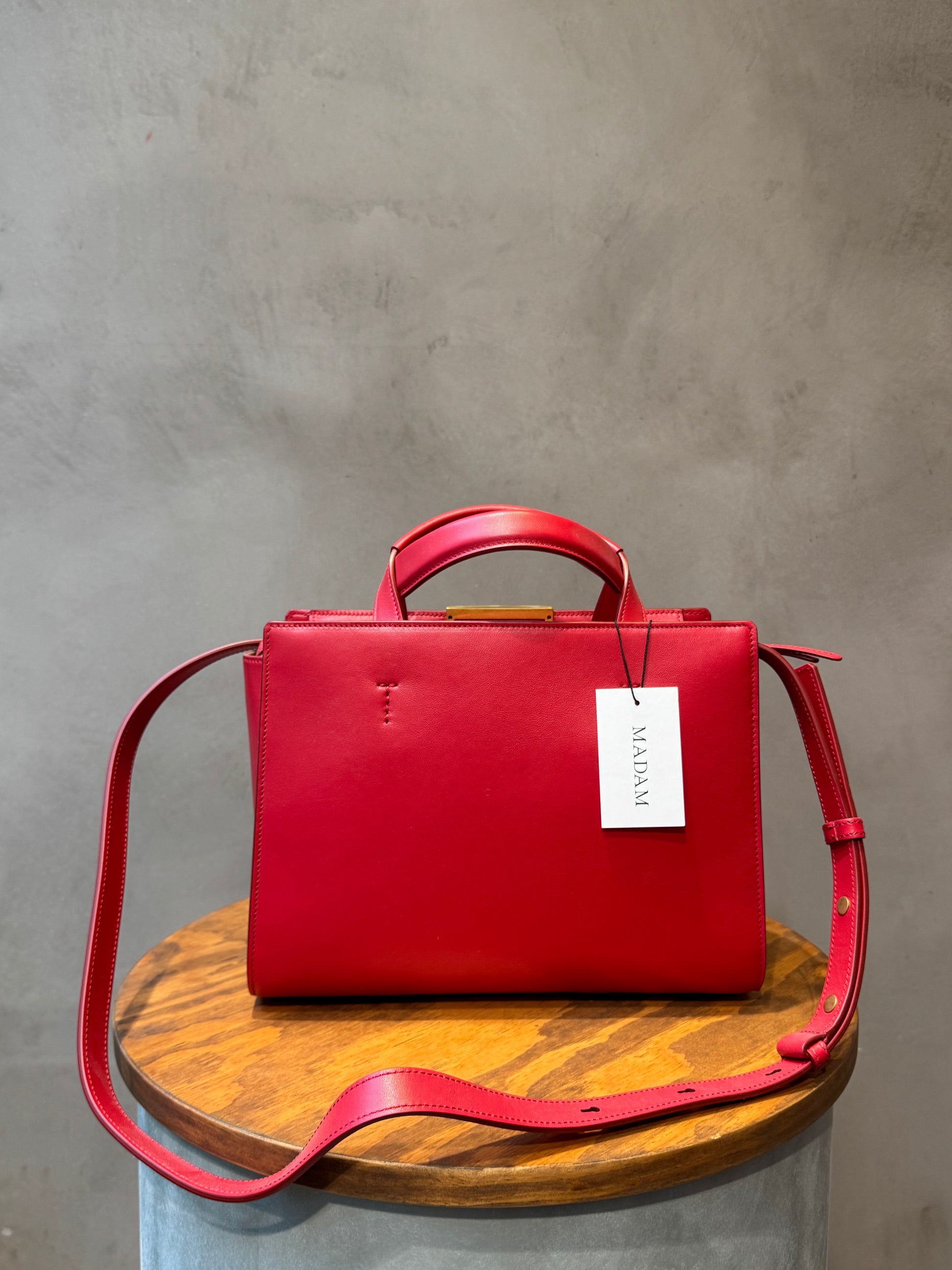 Tod’s Lipstick Red Bag