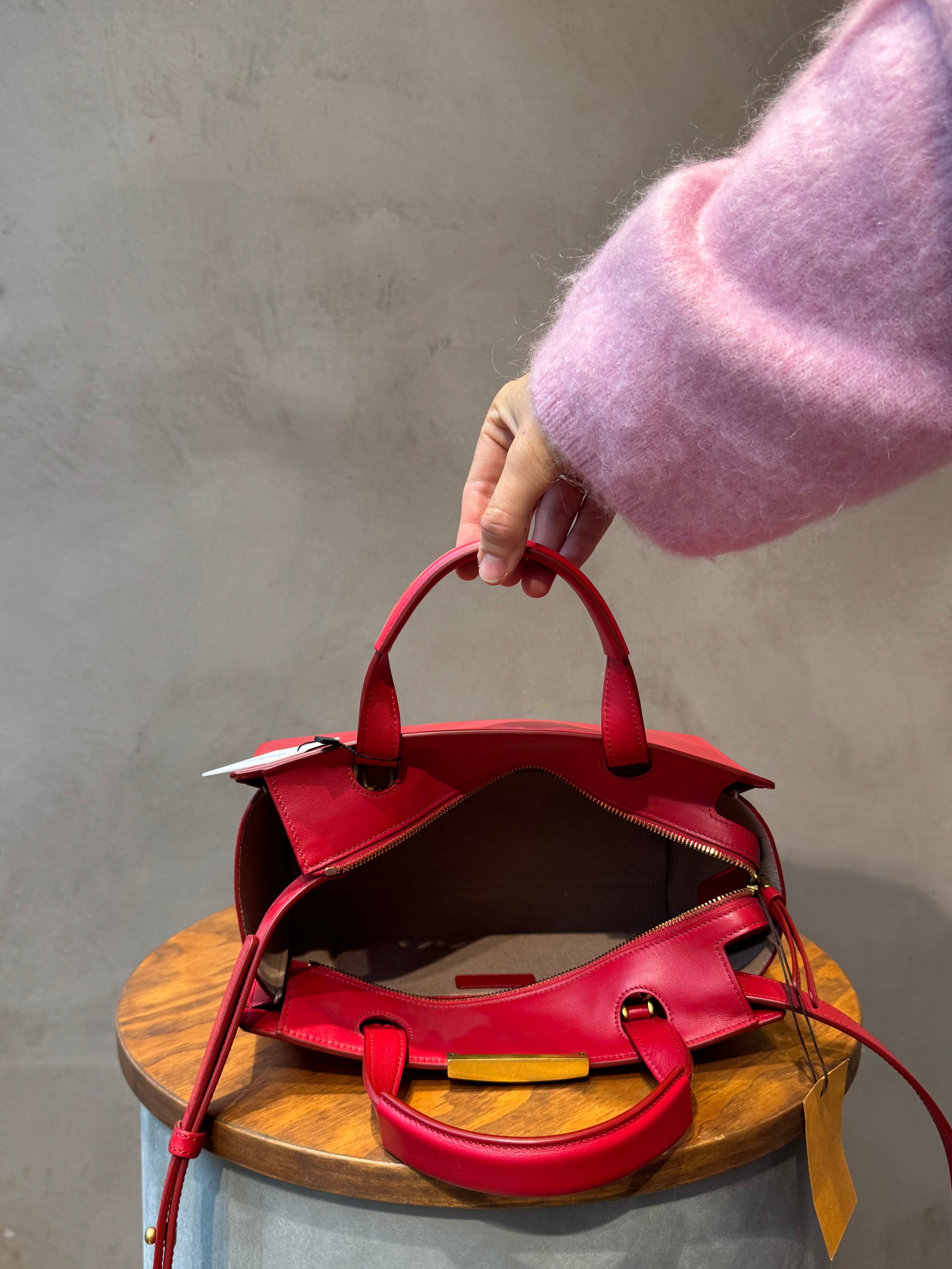 Tod’s Lipstick Red Bag