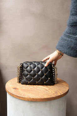 Valentino Black Candystud Bag