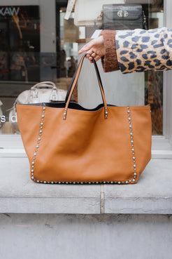 Valentino Studded Reversible Tote